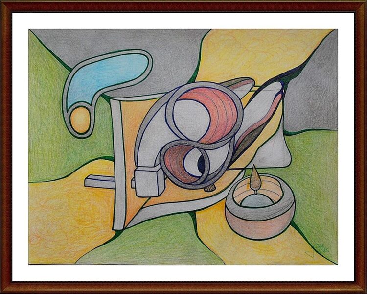 Piešinys "Garsiakalbiai" 31,4x24 cm
